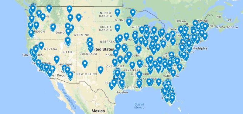 Map of Clinicians - Treatment Centers Across US - The Alliance for ...