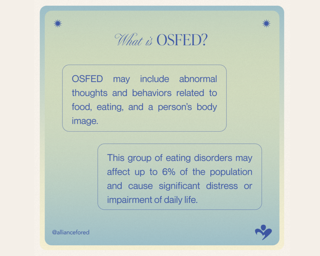 What Is OSFED National Alliance For Eating Disorders