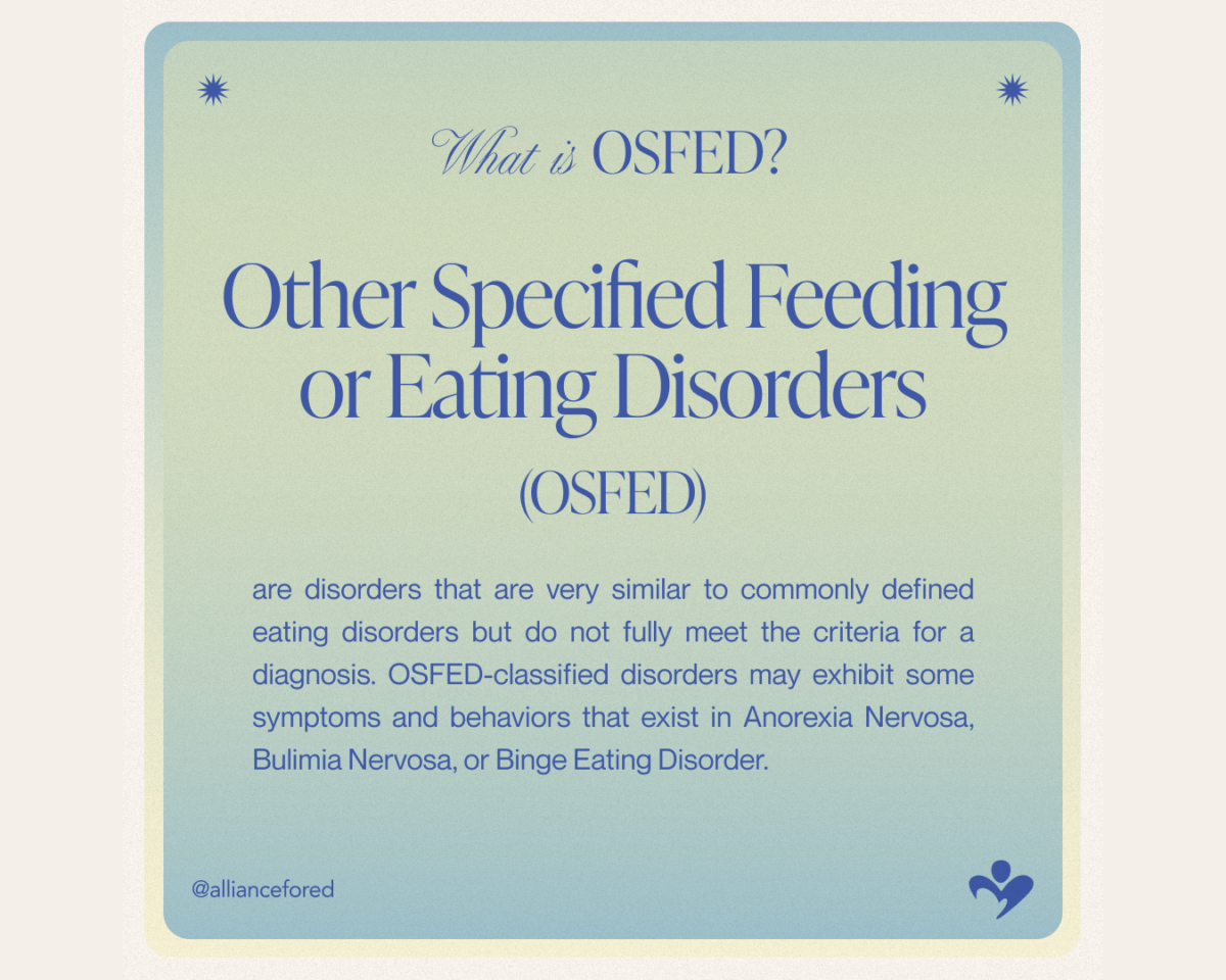 What Is Osfed National Alliance For Eating Disorders