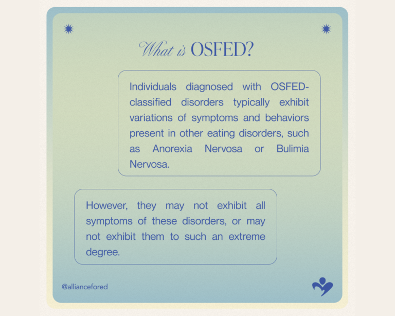 What Is OSFED? - National Alliance For Eating Disorders